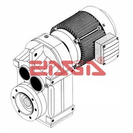 F系列B14法兰空心轴安装平行轴齿轮减速马达